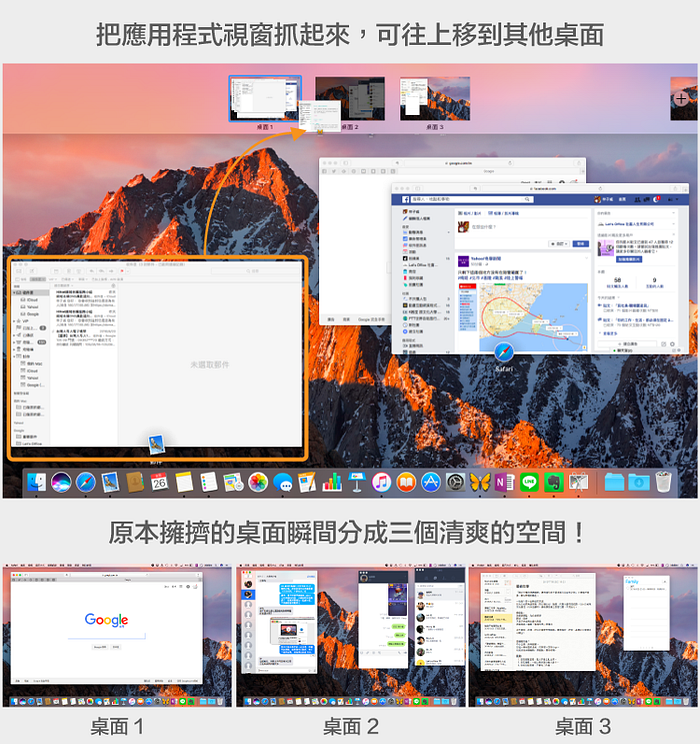 打造复数桌面空间，让你一台用起来像三台