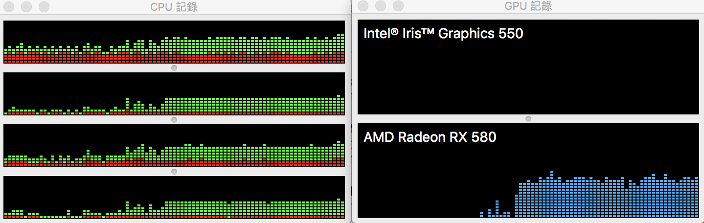 简单用内置功能查看 CPU GPU 用量记录