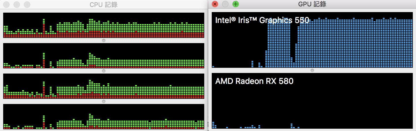 简单用内置功能查看 CPU GPU 用量记录