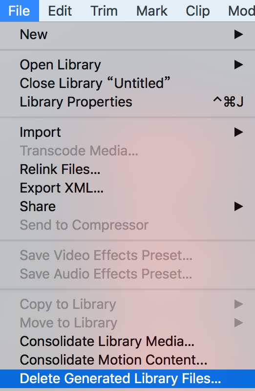 Final Cut Pro 与 iMovie 的数据库怎么会越来越大，什么是 render 文件？
