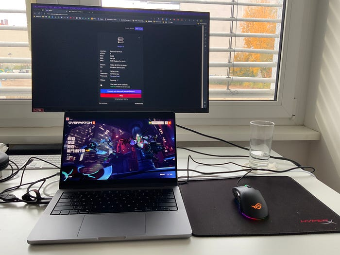 在 Macbook M1 执行 Overwatch 2 及 PUBG
