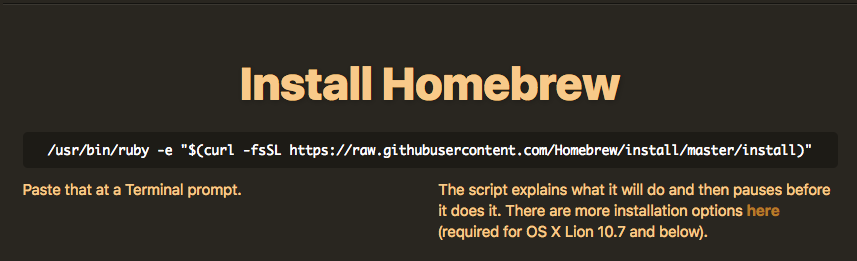 如何使用 Homebrew 来安装命令行工具？ （macOS 适用）