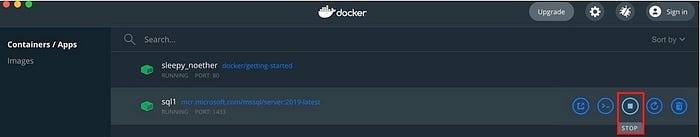 在Macbook上透过Docker运行MSSQL