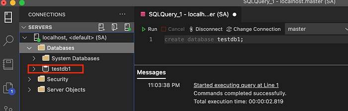 在Macbook上透过Docker运行MSSQL