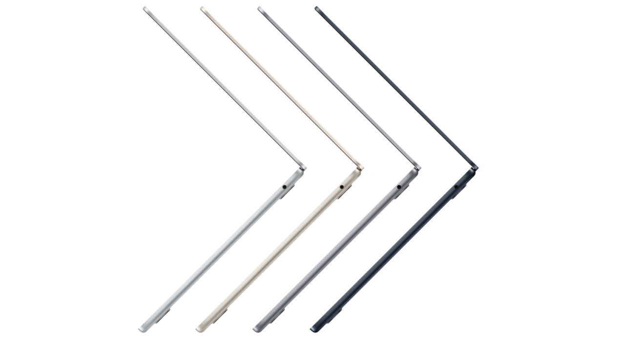 四色MacBook Air搭载新一代M2芯片登场，效能突破想像