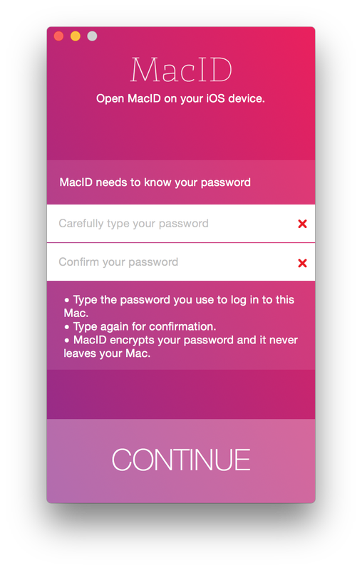 MacID 让你用 iPhone 的 Touch ID 解锁电脑
