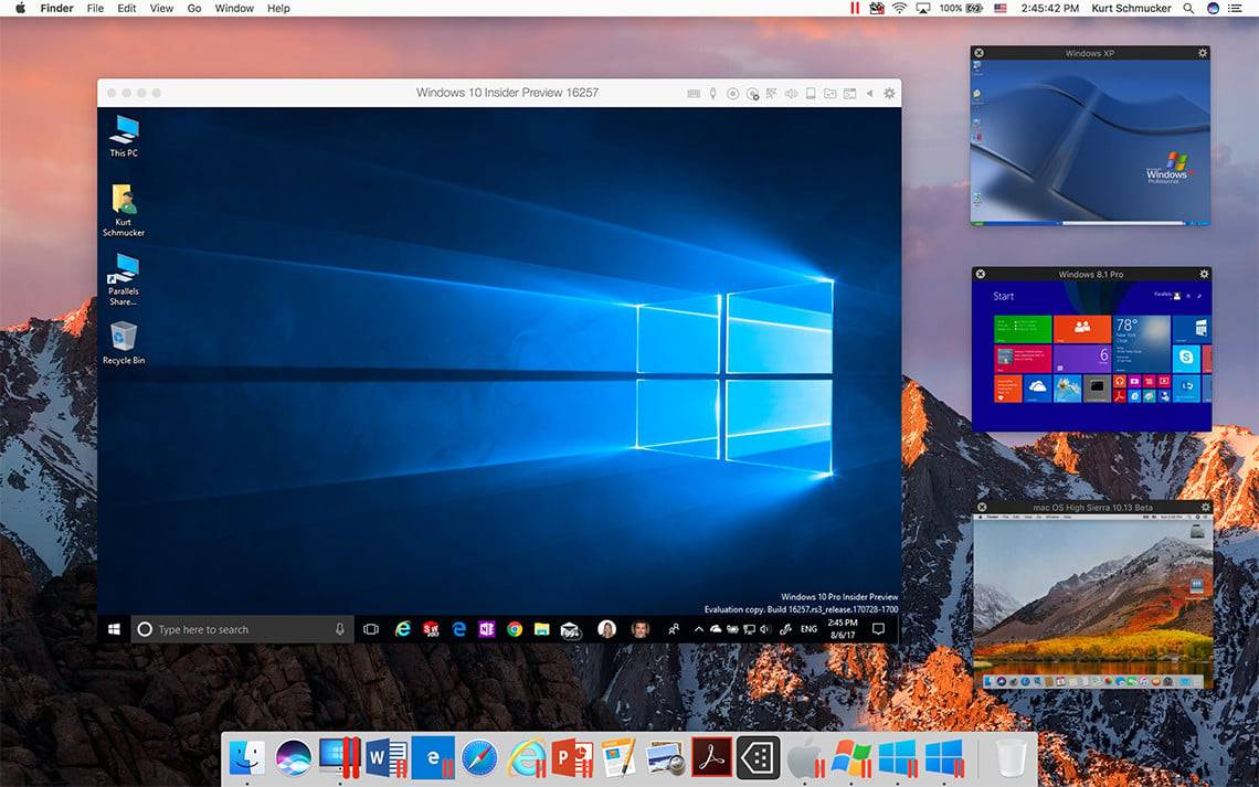 Mac上的虚拟Windows软件《Parallels Desktop 13》推出更新版本