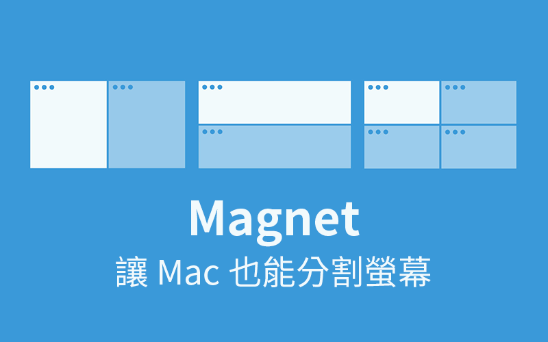Magnet，让 Mac 也能分割屏幕画面的小工具