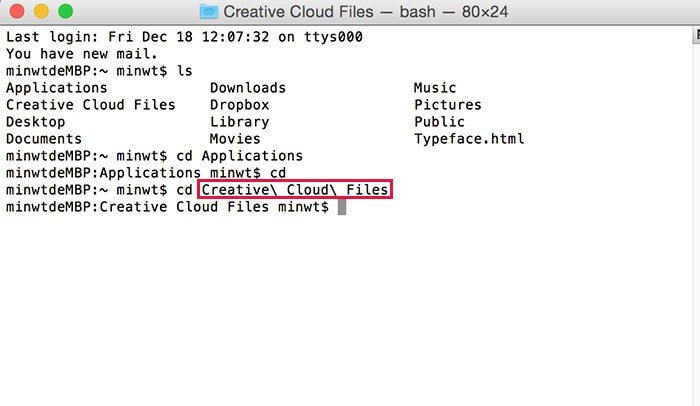 Mac OS X Terminal 终端机常用语法教学