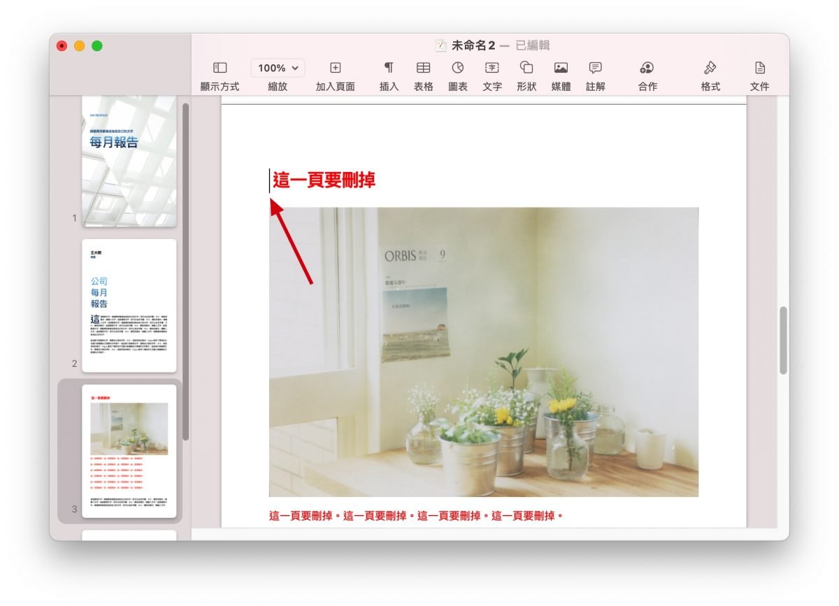 Pages 教程 删除页面