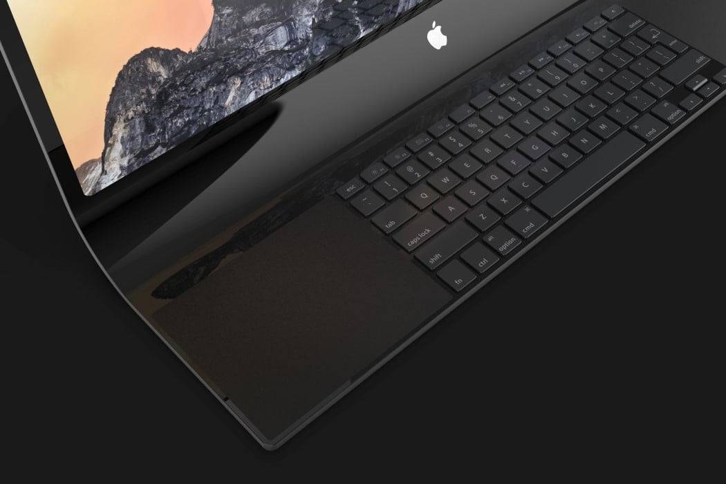 苹果 iMac 曲面玻璃专利申请成功，下一代 iMac 会结合键盘与触控板？