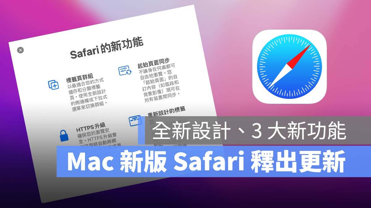 Mac Safari 15.0 释出更新，全新设计还外加 3 大新功能