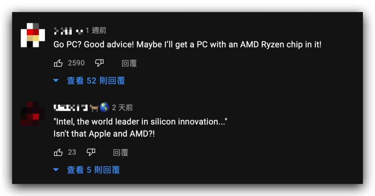intel 反讽 Mac