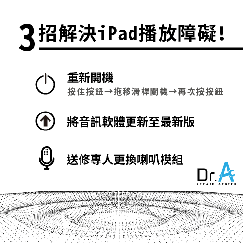 iPad喇叭没声音怎么办？教你3招可让iPad喇叭回复正常播放！