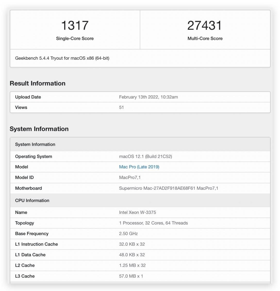 M1 Ultra 跑分出炉！ 赢过自家顶规配备的 Mac Pro 近 56%