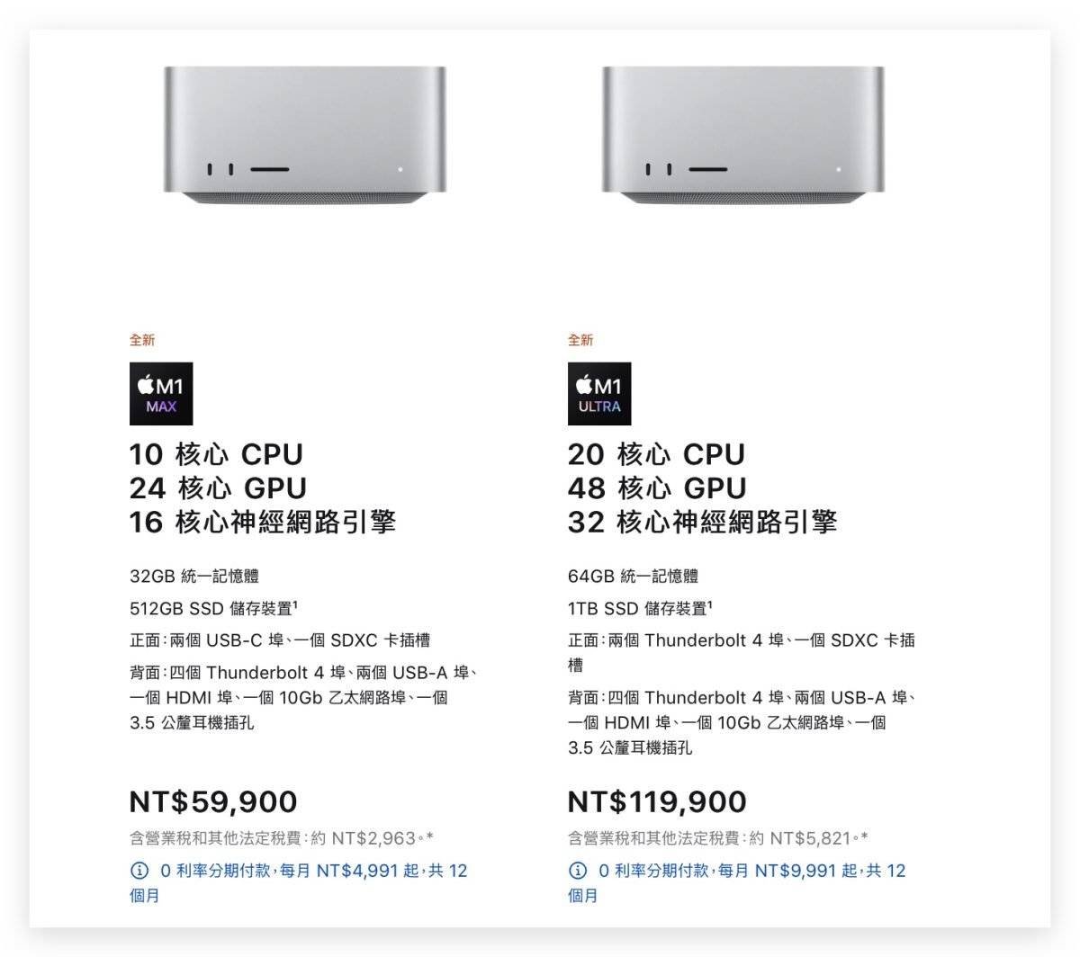 Mac Studio 正式开卖预购！ 详细规格、功能介绍看这边