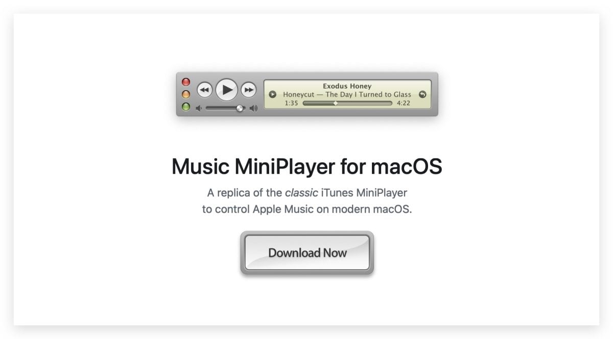 怀念 iTunes 的接口？ 用Mini Player回味旧iTunes迷你播放器