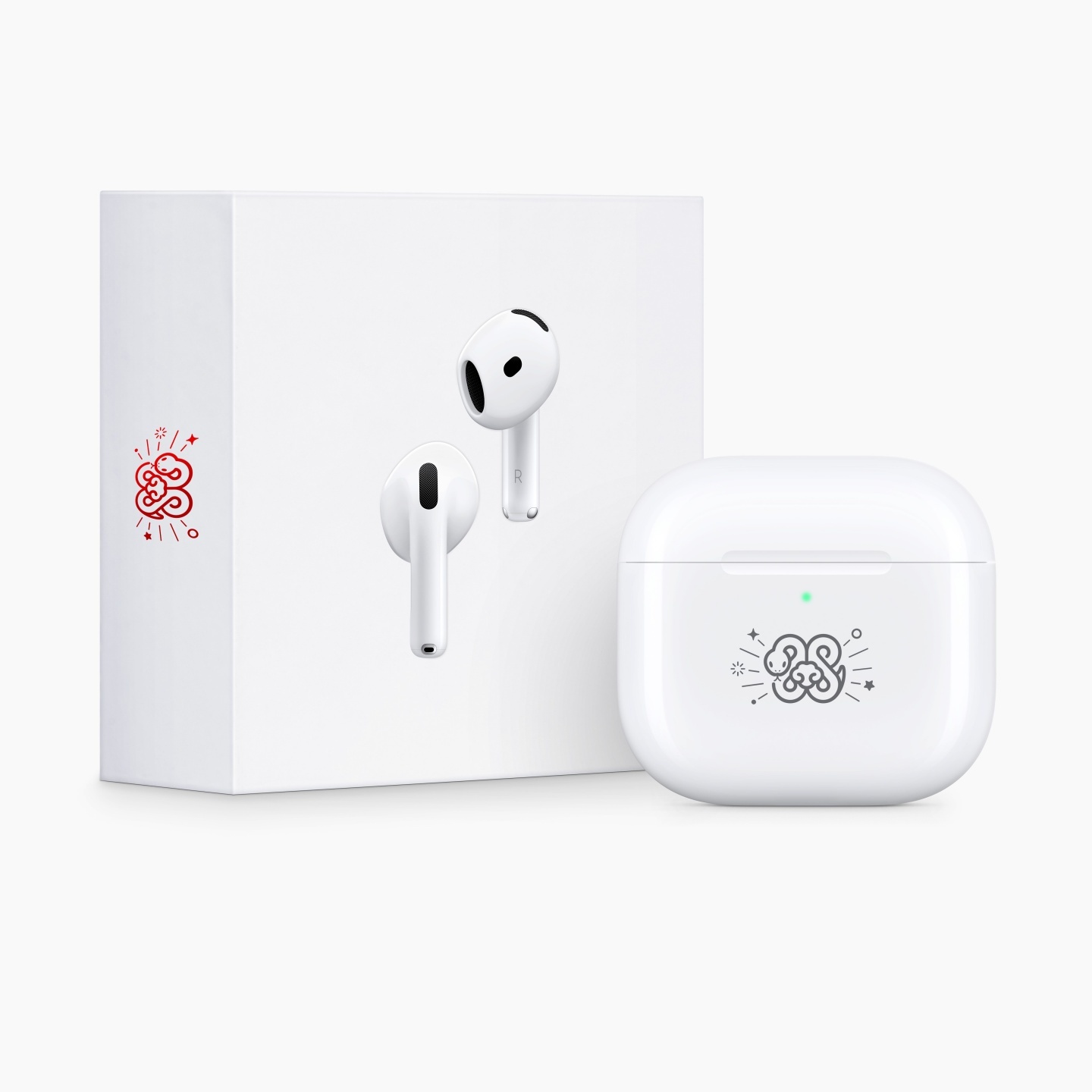 AirPods 4 蛇年特别款限量开卖！ AirPods 4 主动降噪和一般版差在哪？ 价差 1,500 元能获得哪些功能？