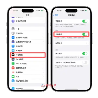 iPhone 待机模式变暗？3 个方法让 iOS17 待机模式恒亮不关闭