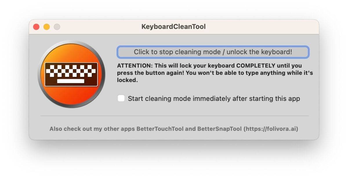Mac 键盘清洁好帮手：KeyboardCleanTool 让你不再误压按键