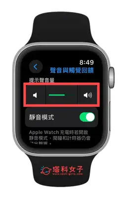 Apple Watch 调整音量教程，调内建扬声器与耳机音量