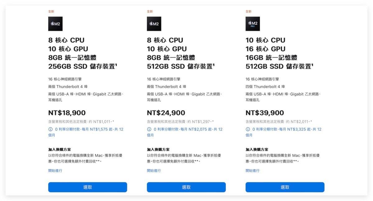 M2 Pro、Max 版 MacBook Pro 价格调涨 8%，Mac mini 仍是超值选择