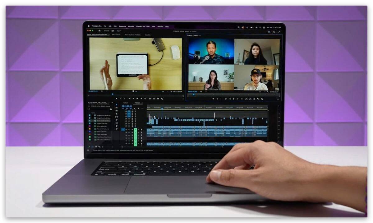 M2 Max MacBook Pro 开箱评测：比较 6 款 M 系列处理器影像输出效能