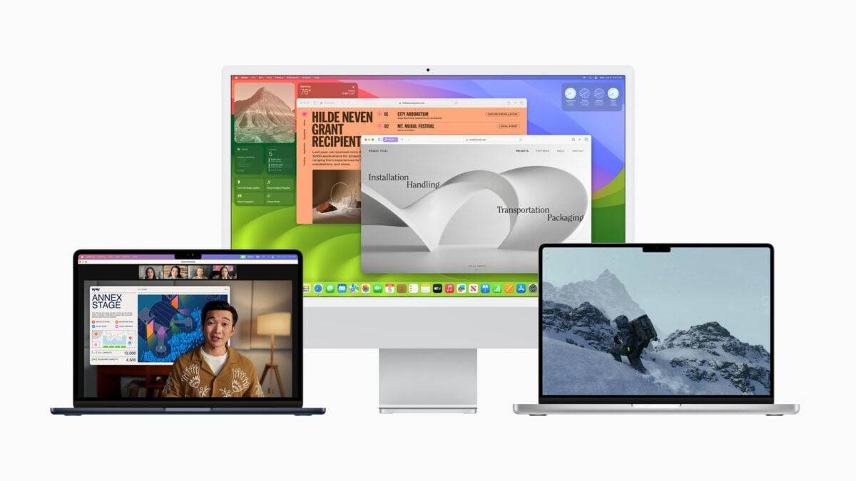 macOS Sonoma 六大新功能有限制！ 只有Apple芯片的Mac才能用