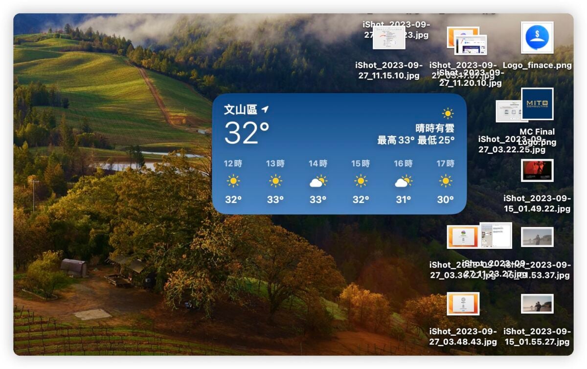 macOS 14 更新 特色 功能 Widget