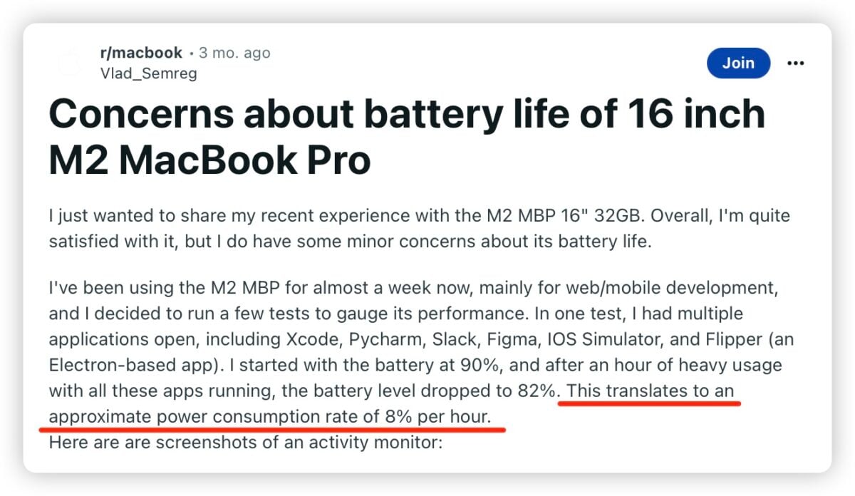 MacBook Pro M3 电池续航力 比较 M3 Pro M3 Max