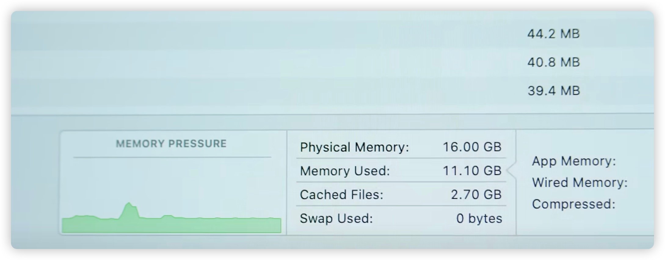 MacBook Pro 内存 8GB 够吗 16GB RAM