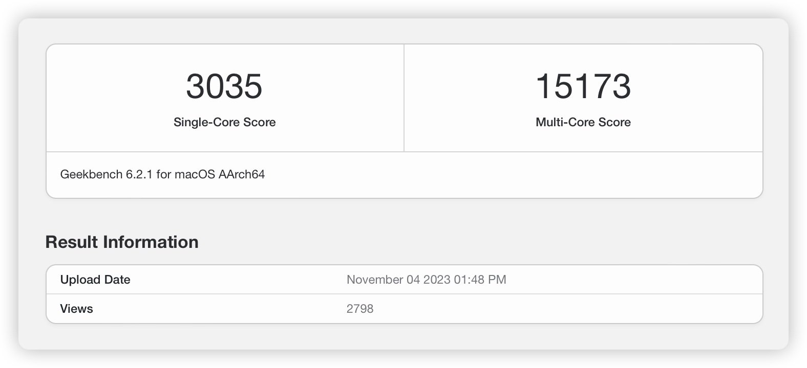 M2 Pro GeekBench 跑分成绩