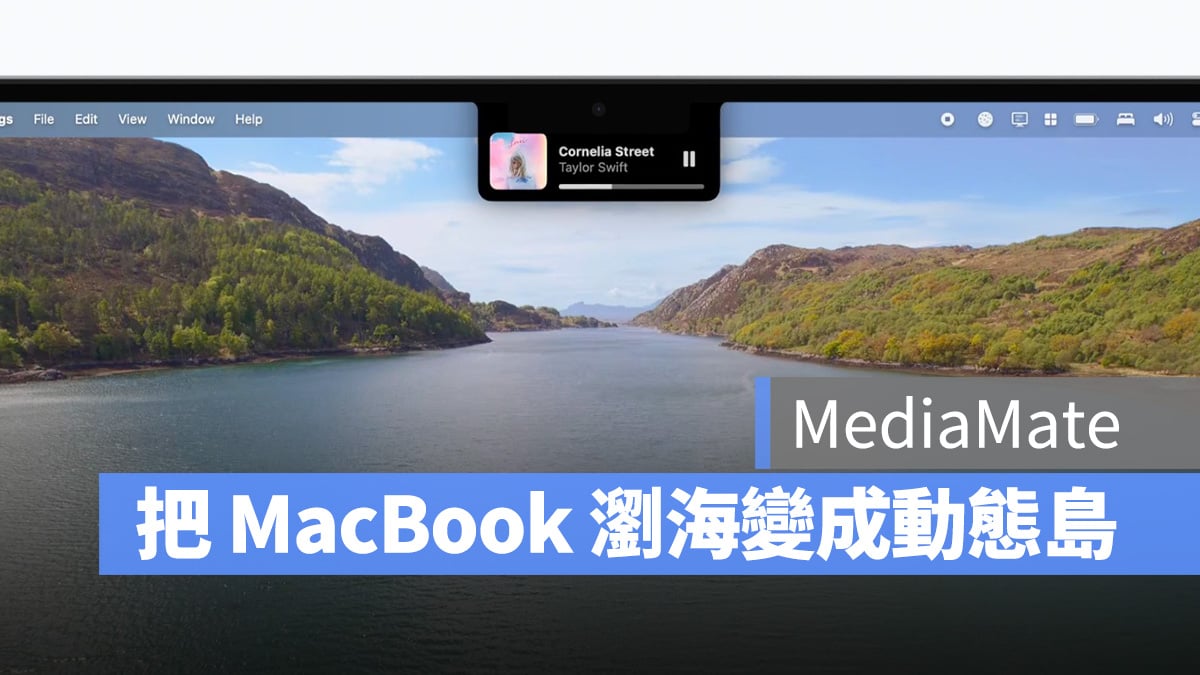 macOS Mac MacBook 刘海 动态岛 MediaMate