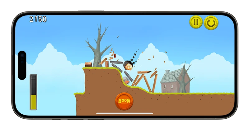 疗癒纾压拆房子炸弹游戏《Boom Land》限时免费优惠中 第3张