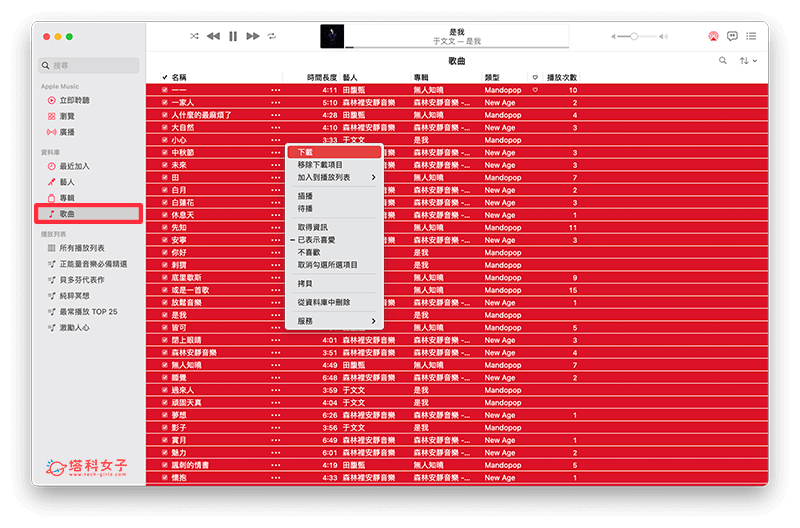 Apple Music 下载音乐教学，在 iPhone、iPad 或 Mac 离线播放 Apple 音乐