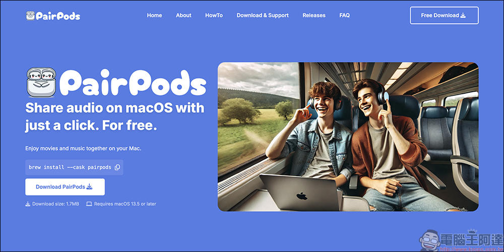 让 Mac 一秒变双声道！ PairPods 免费开源工具让你轻松同步两个蓝牙装置 - 麦克哥