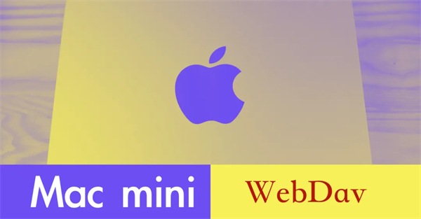 在 Mac mini Server 上配置 WebDAV 文件共享