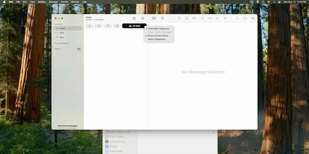 apple mail macos 155