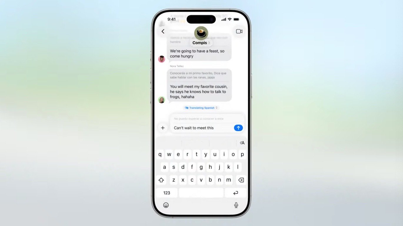 【WWDC 2025】苹果推出实时翻译功能！ 打电话、传讯息都能知道对方说什么！