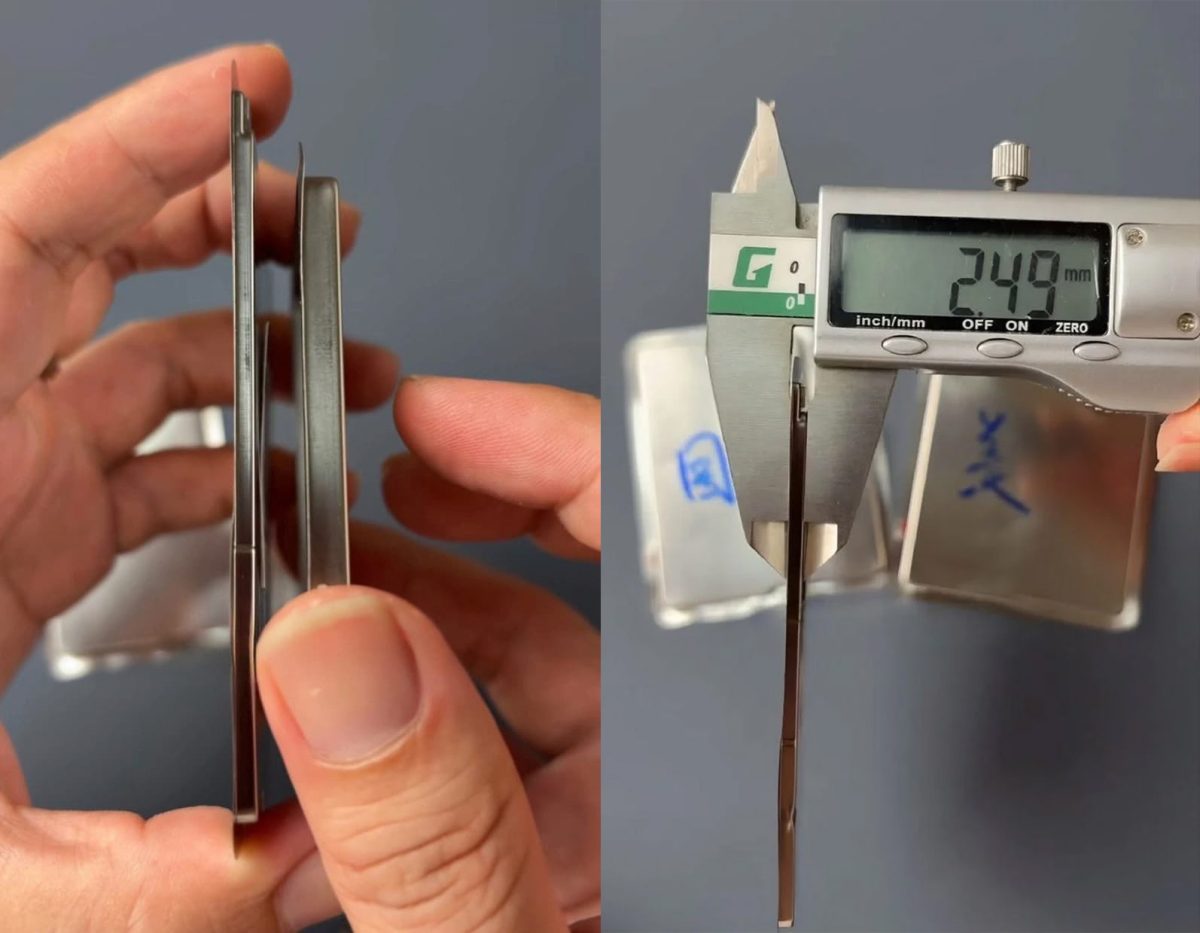 iPhone 17 Air iPhone 17 Pro电池金属外壳电池