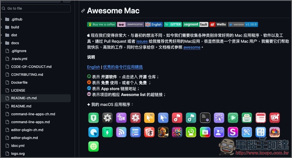 Awesome Mac 收集数百款好用的 Mac 软件、各种类型都有 - 麦克哥
