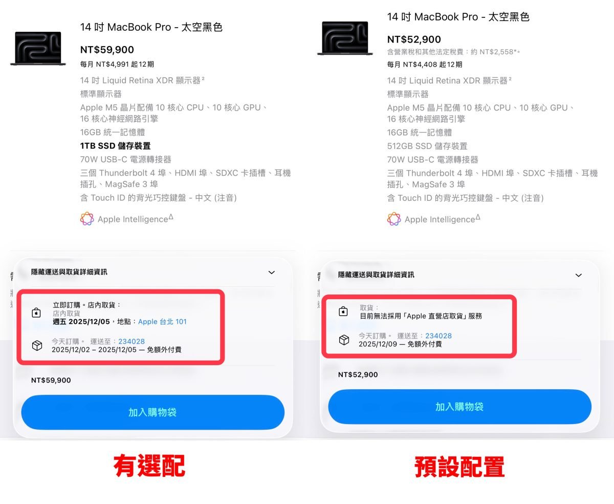 MacBook Pro M5 MacBook Pro M5 MacBook Pro 开卖