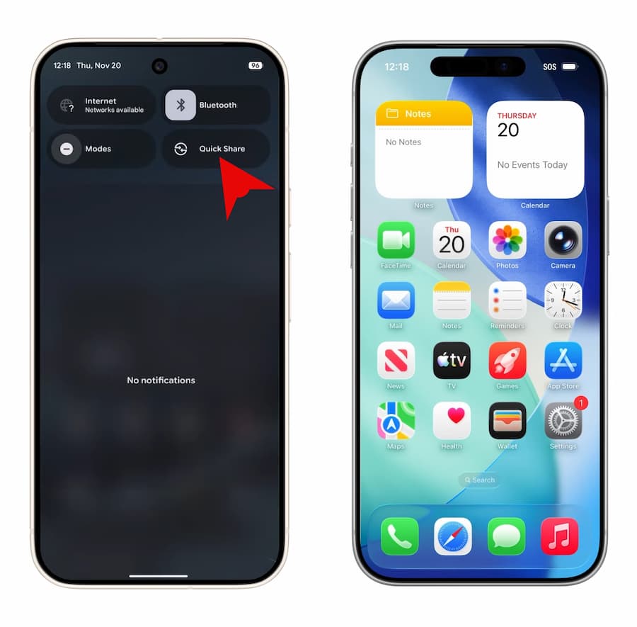 Android快速分享iPhone怎么用 1