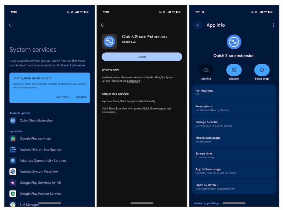 Android快速分享支持设备与启用方式