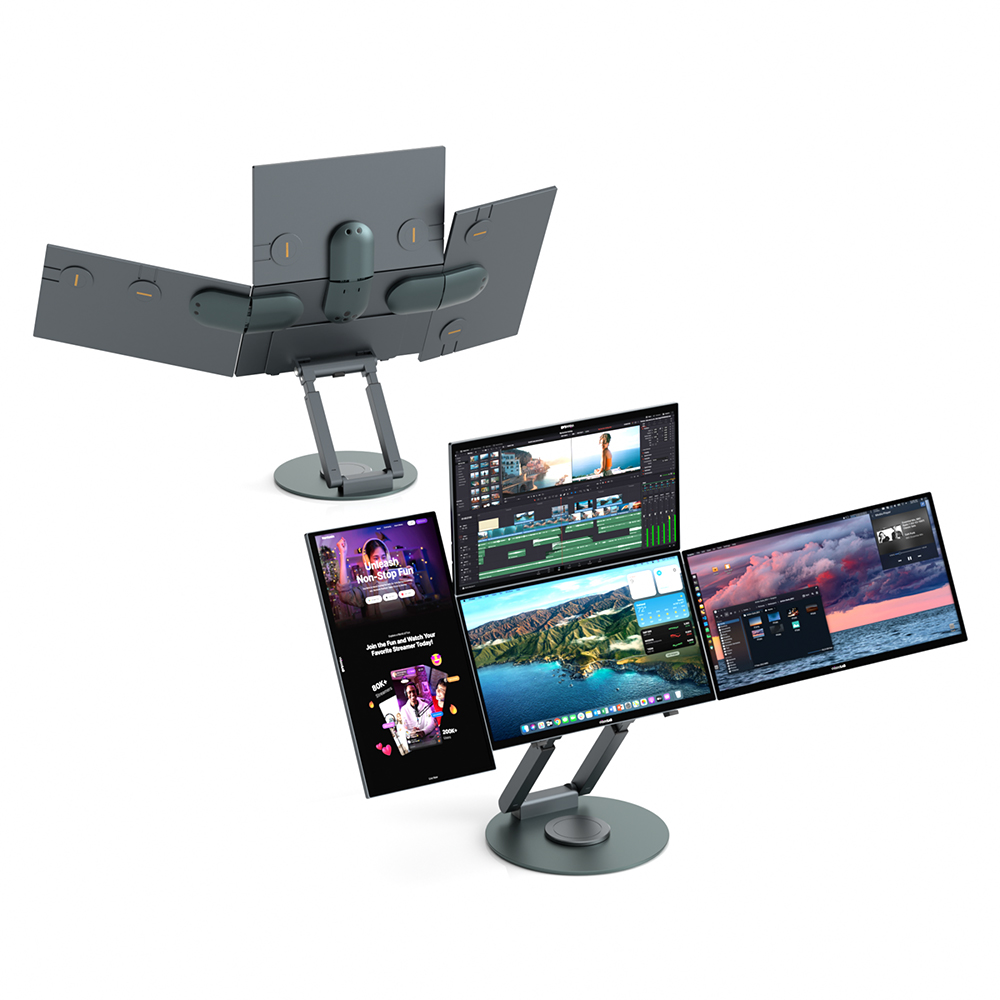 磁吸拼图屏幕真实现！ WiseeLAB 推出磁吸式五画面神器 - 麦克哥