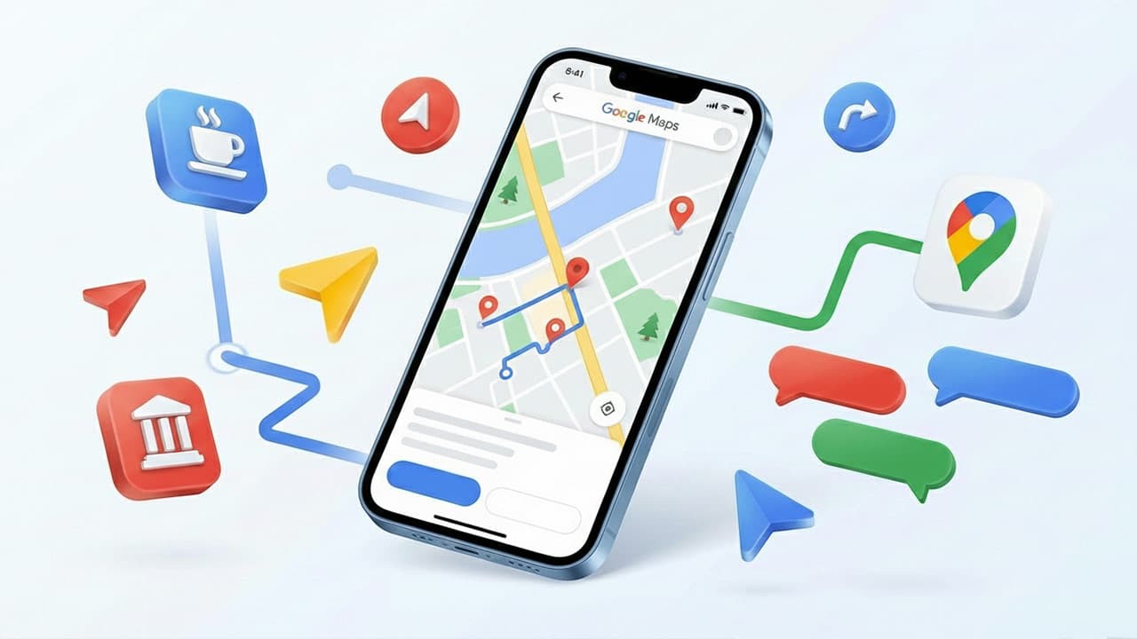 谷歌地图AI新功能怎么用？ 10招对话式导航与找推荐景点技巧